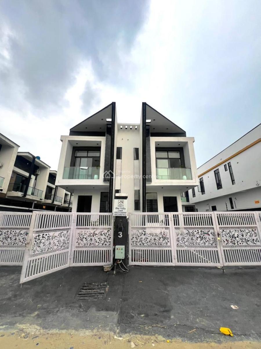 Luxury 4-bedroom Self-compound Semi-detached House with Boys Quarters, Gra, Ikota, Lekki, Lagos, Semi-detached Duplex for Sale