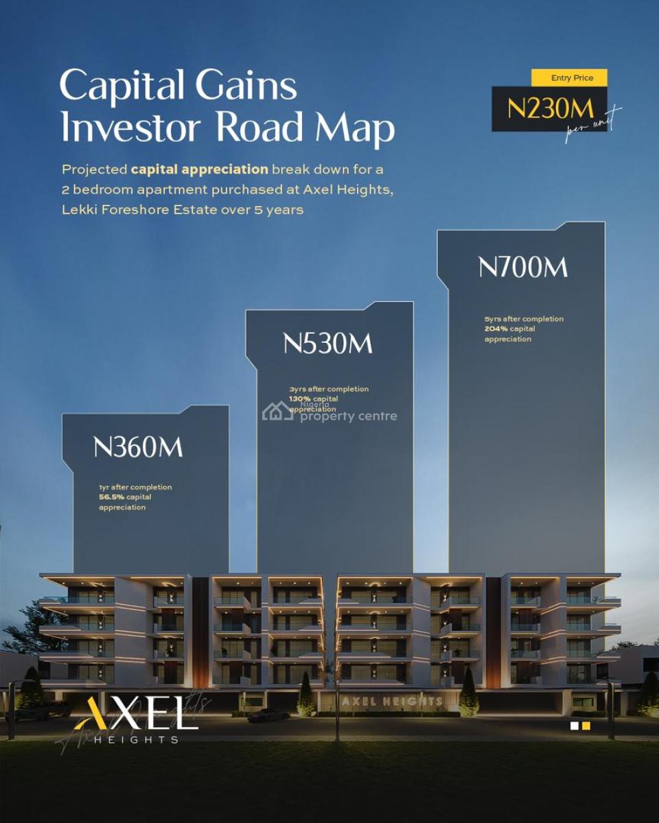 Luxurious 2-bedroom Apartments, Lagoon District, Lekki Phase 1, Lekki, Lagos, Block of Flats for Sale