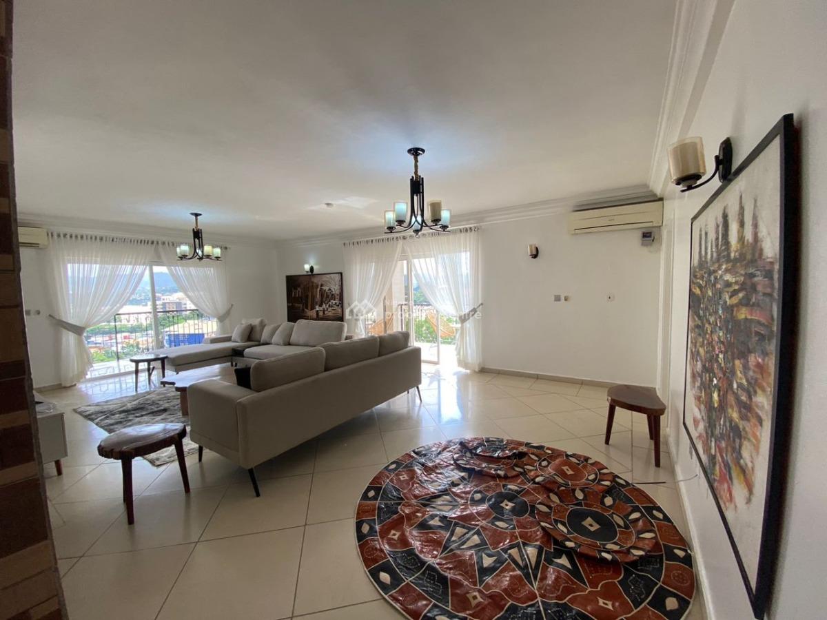 3 Bedroom Furnished and  Serviced Apartment with Study and Bq, Wuse 2, Abuja, Flat / Apartment for Rent