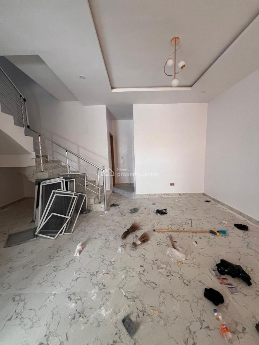 Stunning 4 Bedroom Terrace Duplex with Bq, Communal Pool & Gym, Sweet Deal, Perfect for Family Residence & Investment in Lekky County, Lekki, Lagos, Terraced Duplex for Sale