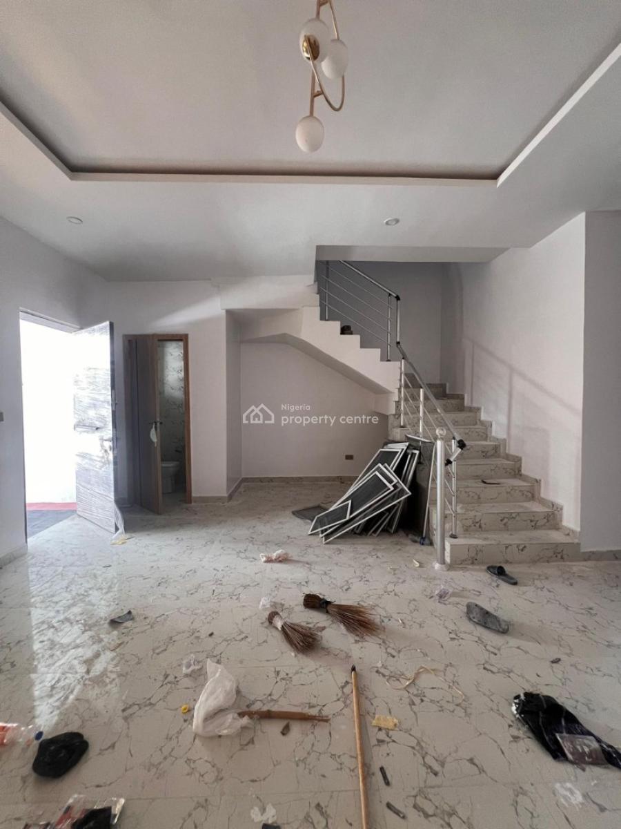 Stunning 4 Bedroom Terrace Duplex with Bq, Communal Pool & Gym, Sweet Deal, Perfect for Family Residence & Investment in Lekky County, Lekki, Lagos, Terraced Duplex for Sale
