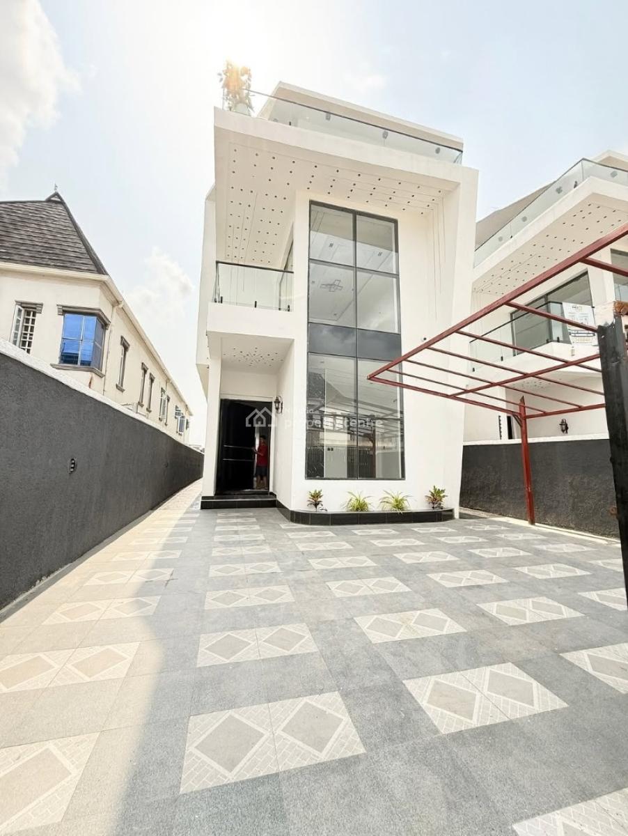 Self Serviced 5 Bedroom Detached Duplex with Swimming Pool,bq, Sangotedo, Ajah, Lagos, Detached Duplex for Sale