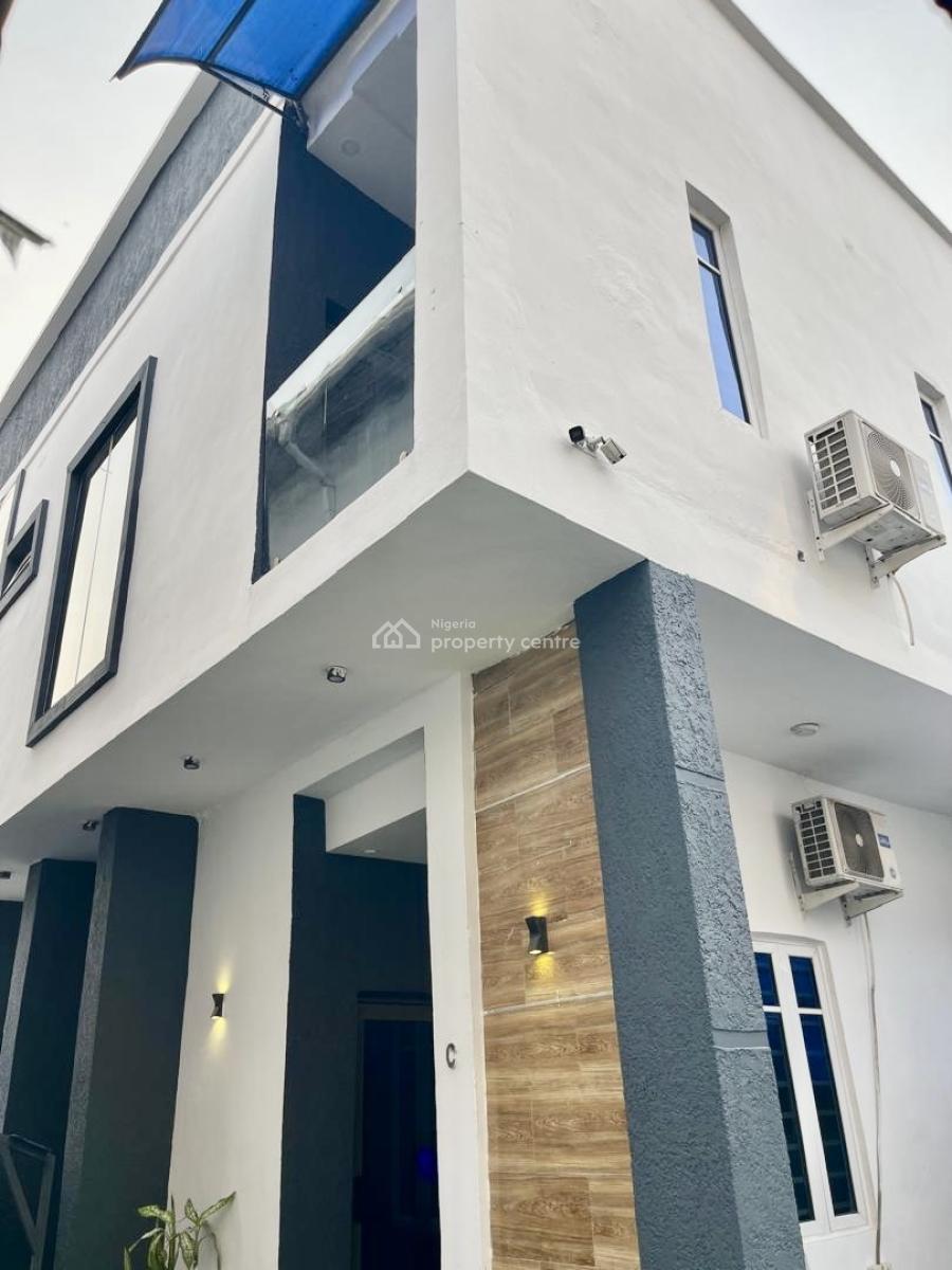Magnificently and Luxurious Furnished House with Pool in Secured Estate, Lekki Palm City, Ado, Ajah, Lagos, Semi-detached Duplex for Rent