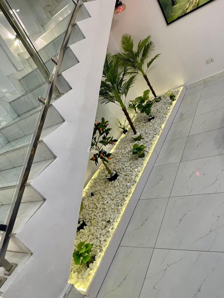 Magnificently and Luxurious Furnished House with Pool in Secured Estate, Lekki Palm City, Ado, Ajah, Lagos, Semi-detached Duplex for Rent