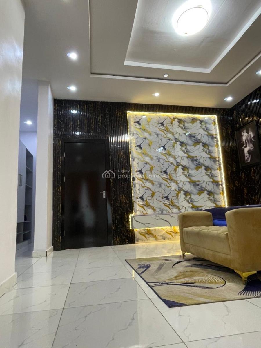 Magnificently and Luxurious Furnished House with Pool in Secured Estate, Lekki Palm City, Ado, Ajah, Lagos, Semi-detached Duplex for Rent