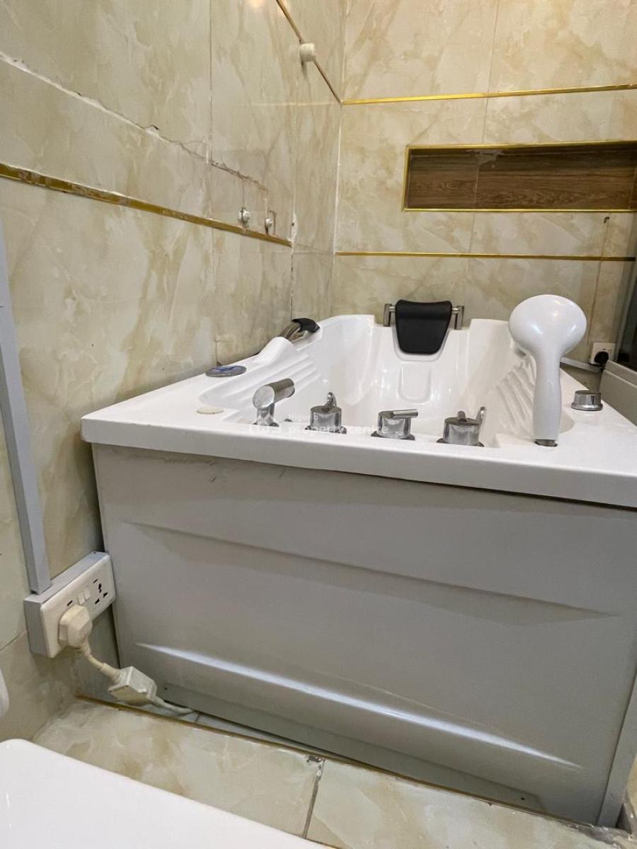 Magnificently and Luxurious Furnished House with Pool in Secured Estate, Lekki Palm City, Ado, Ajah, Lagos, Semi-detached Duplex for Rent