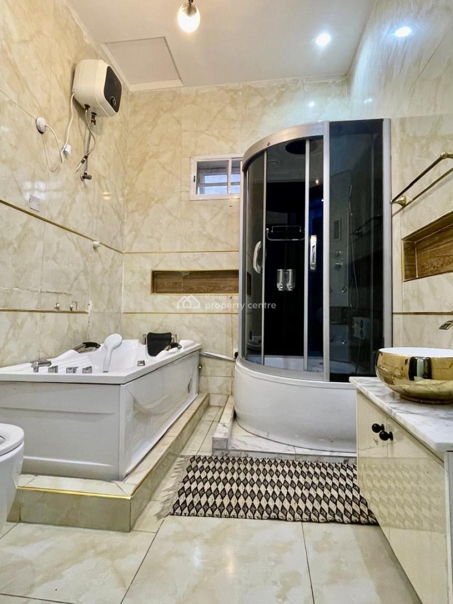 Magnificently and Luxurious Furnished House with Pool in Secured Estate, Lekki Palm City, Ado, Ajah, Lagos, Semi-detached Duplex for Rent