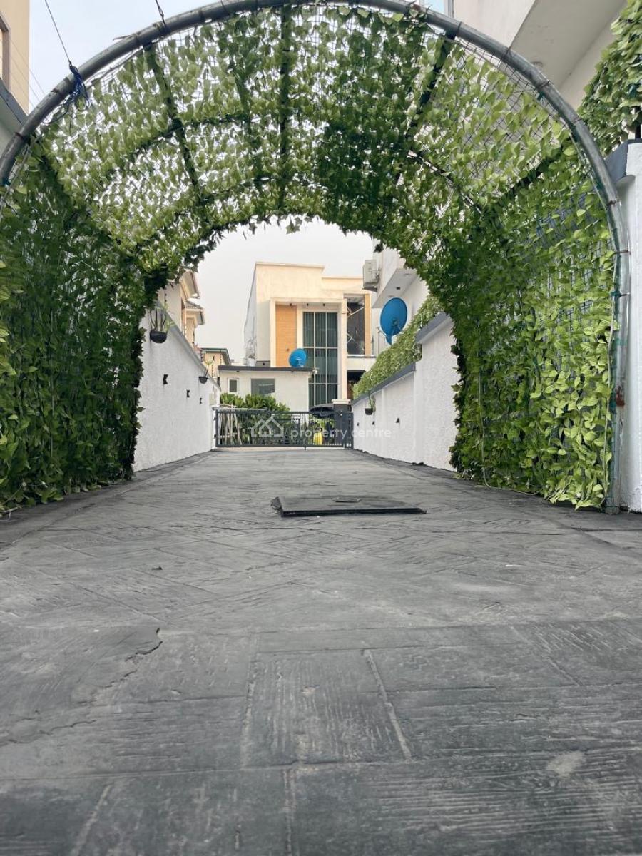 Magnificently and Luxurious Furnished House with Pool in Secured Estate, Lekki Palm City, Ado, Ajah, Lagos, Semi-detached Duplex for Rent