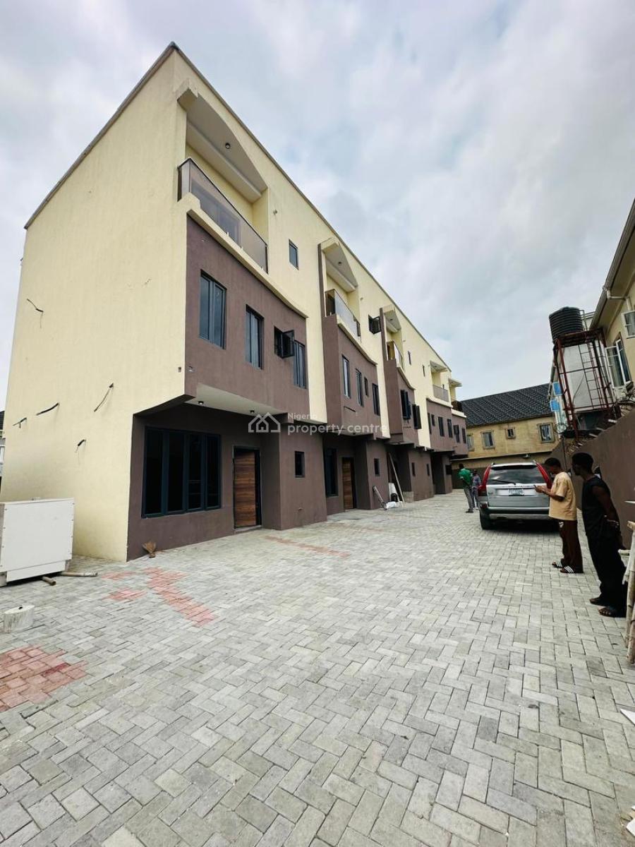 Elegantly Newly Built 4 Bedroom Terrace Duplx Plus Bq, Gbagada, Lagos, Terraced Duplex for Sale