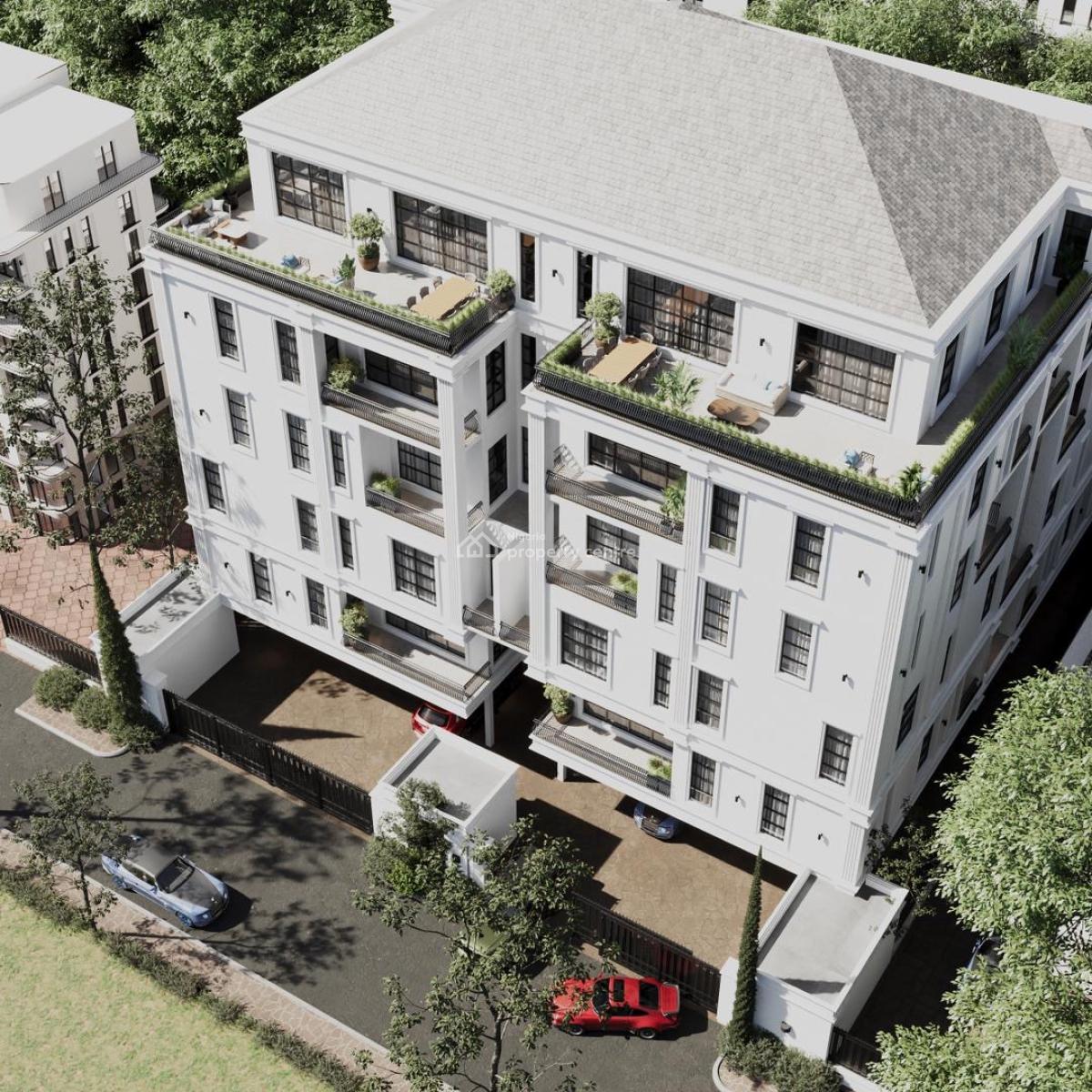 Luxurious Off Plan 4 Bedroom Apartment with Bq, Off Admiralty Road, Lekki Phase 1, Lekki, Lagos, Flat / Apartment for Sale