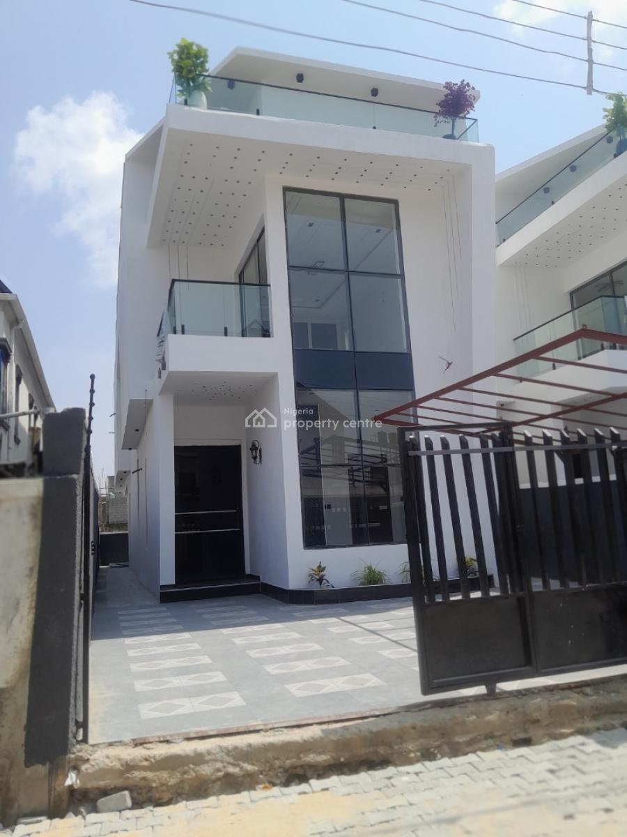 New 5 Bedroom Detached Duplex with Bq, Swimming Pool,& C of O, Blenco/skymall Axis, Sangotedo, Ajah, Lagos, Detached Duplex for Sale