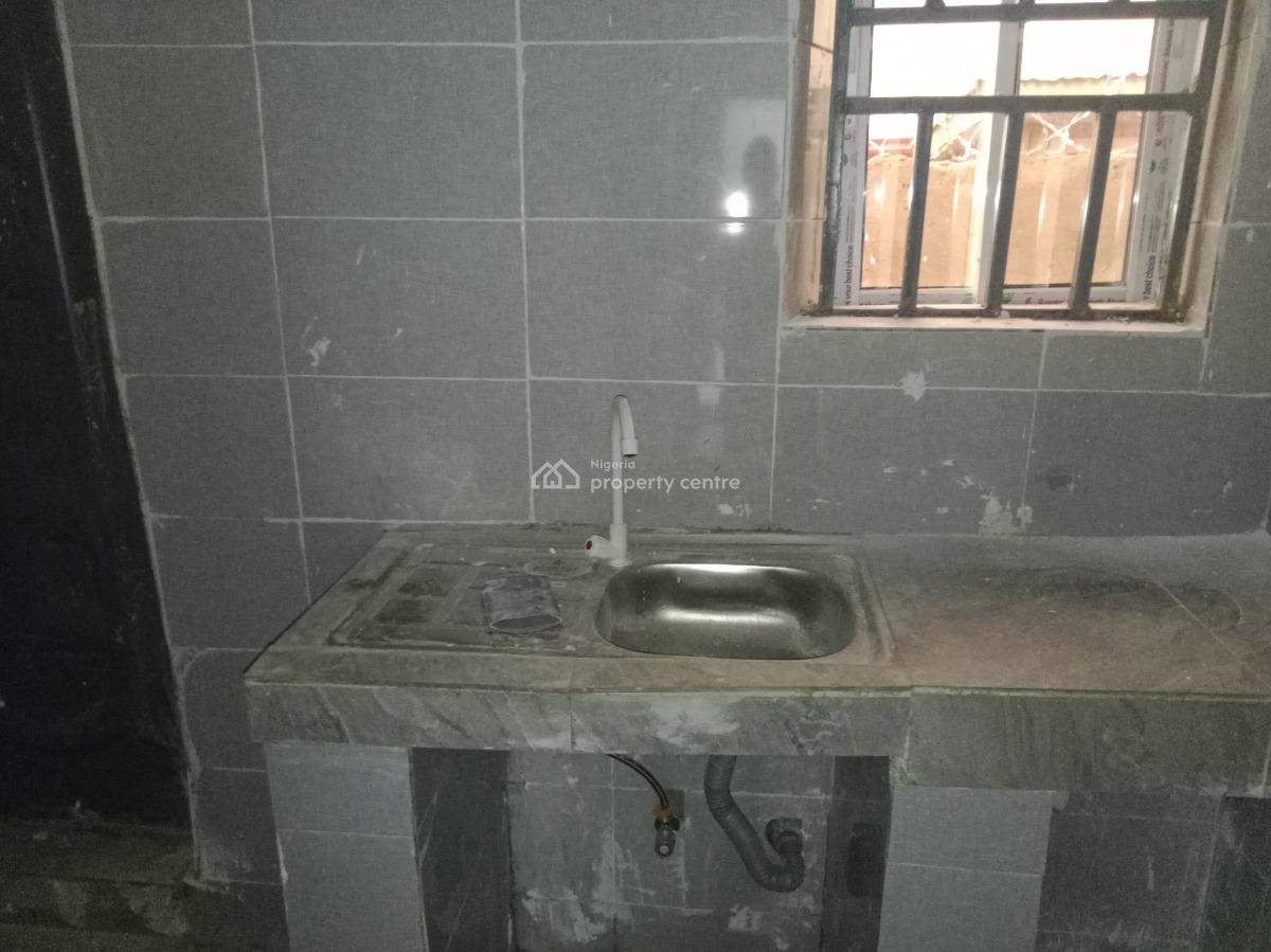 a Brand New One Bedroom Flat in a Fenced and Gated Compound with Water, Close to Kabusa Gardens Estate Along Sunnyvale Junction Road., Lokogoma District, Abuja, Flat / Apartment for Rent