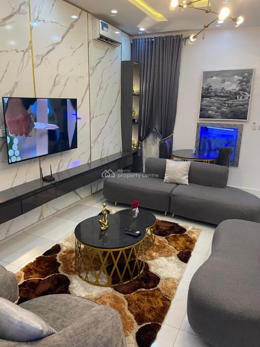 a Beautiful Fully Furnished 4-bedroom Apartment, Ajah, Lekki, Lagos, Flat / Apartment for Rent