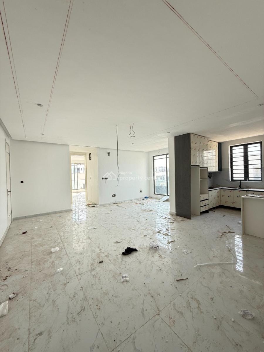 New 3 Bedroom Service Apartment with Bq & Swimming Pool, Lekki Phase 1, Lekki, Lagos, Flat / Apartment for Sale