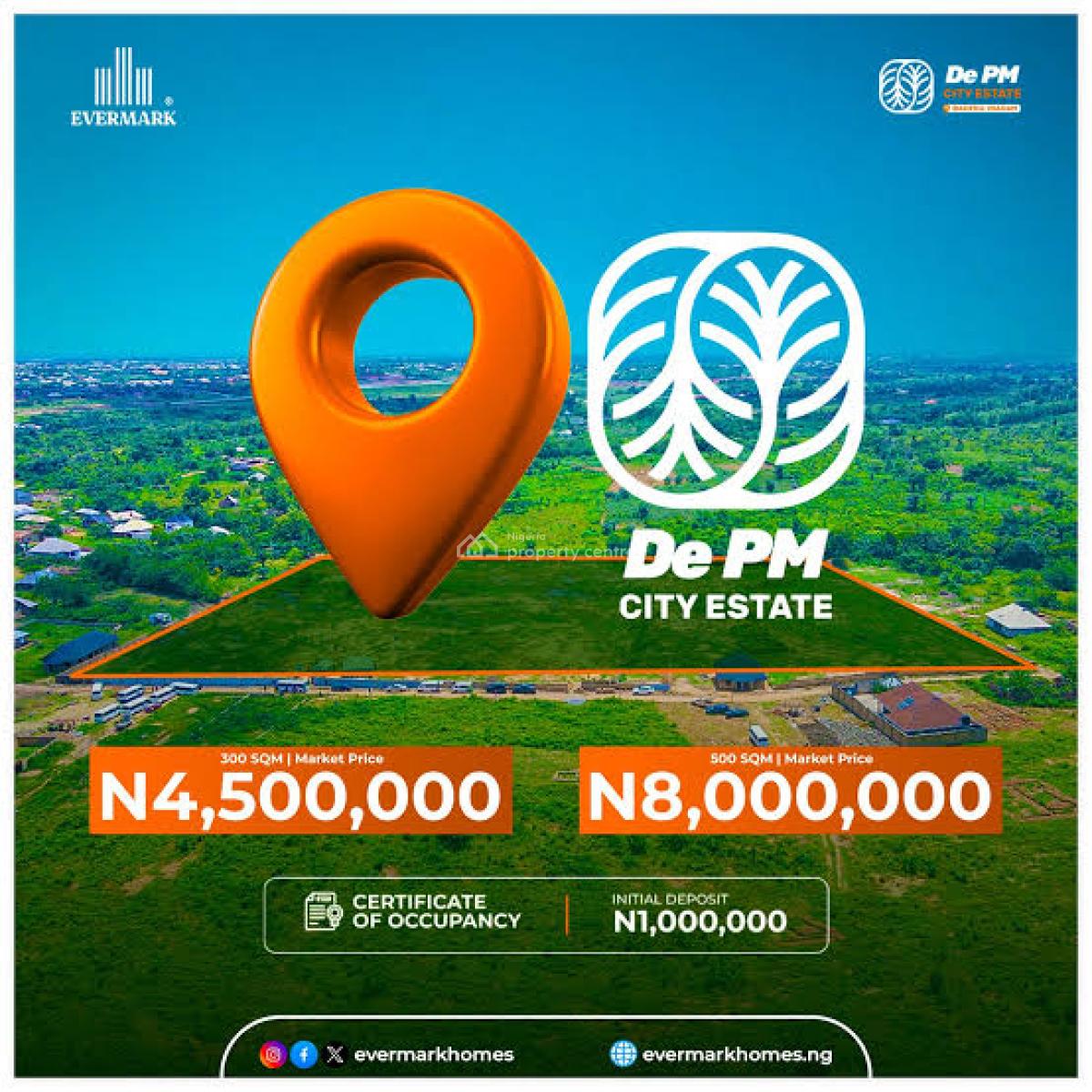 Verified Dry Land, De Pm City Estate, Badeku, Ibadan, Oyo, Residential Land for Sale