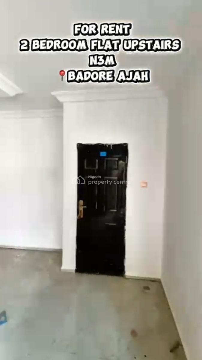 Beautiful 2 Bedroom Flat Upstairs, Badore, Ajah, Lagos, Flat / Apartment for Rent