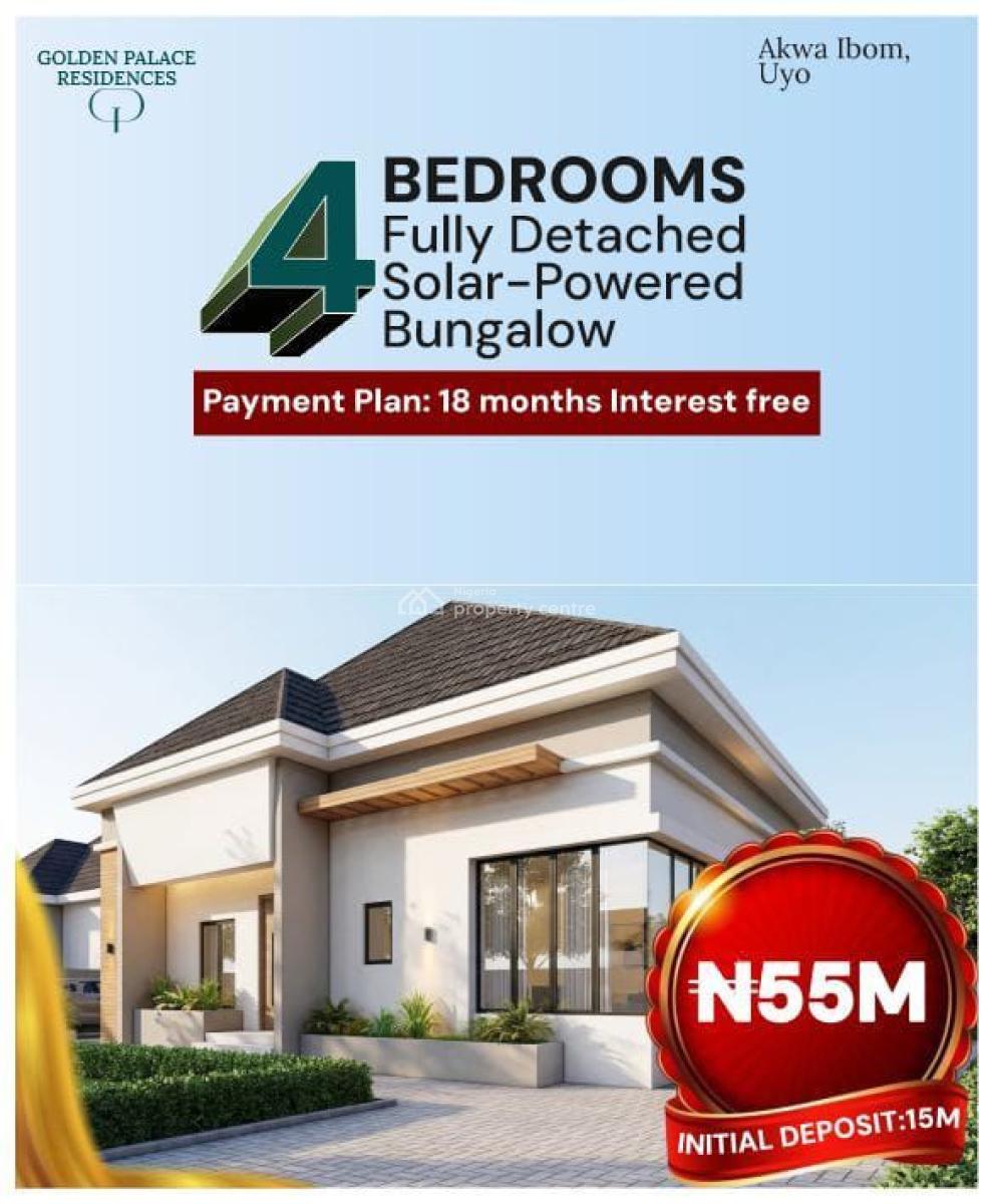 Budget Friendly Bungalow with Flexible Payment Plan, Golden Palace Residences Estate, Off Aka – Nung Udoe – Eket Road,, Uyo, Akwa Ibom, Detached Bungalow for Sale