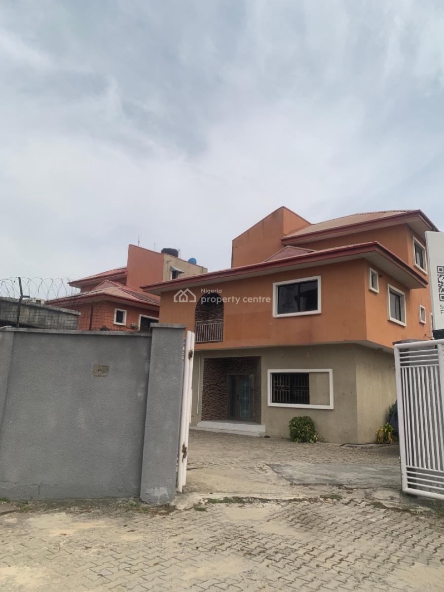 Commercial 7-bedroom Standalone Building on Prime Main Road Visibility, Marwa, Lekki Phase 1, Lekki, Lagos, Office Space for Rent