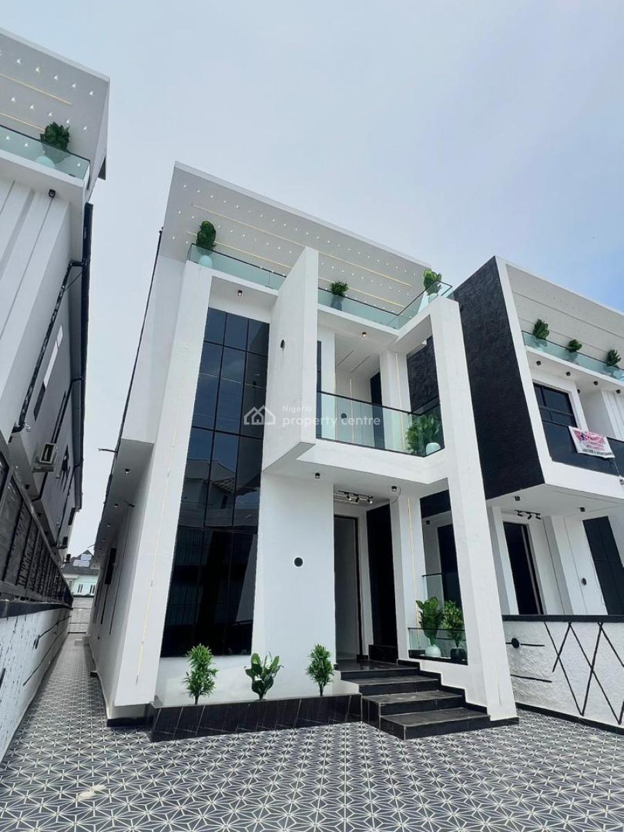 Exclusive 5bedroom Fully Detached Duplex +bq & Pool in a Secure Estate, Chevron, Lekki, Lagos, Detached Duplex for Sale