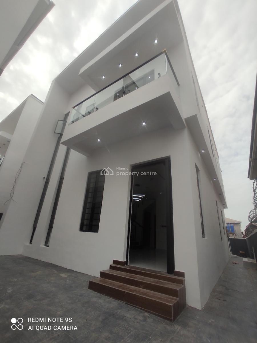 Beautiful 4 Bedroom Duplex Tastefully Built and Easily Accessible, Secured Estate, Sangotedo, Ajah, Lagos, Detached Duplex for Sale