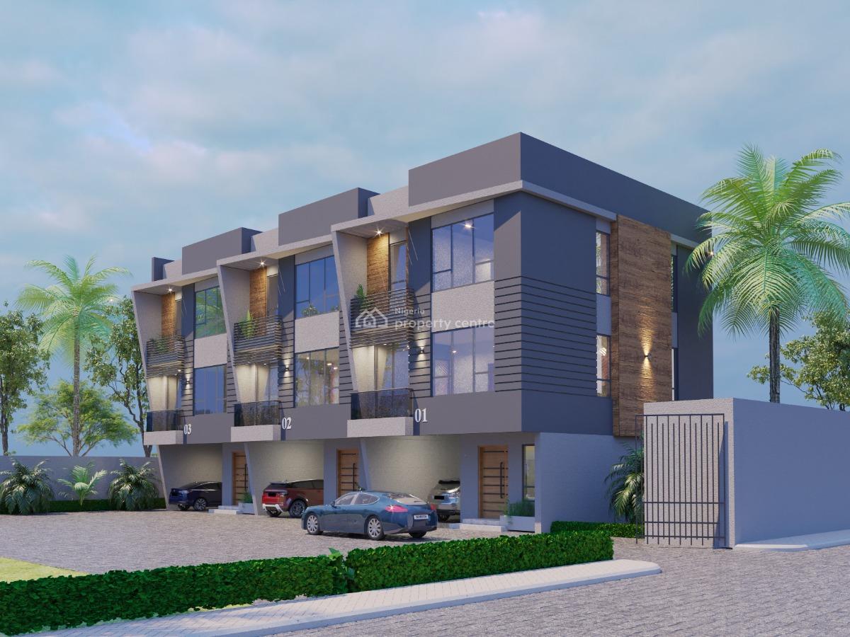 4 Bedroom Terraced Duplex Off Plan, The Amani Terrace, Off Loveworld City (christ Embassy Hq), Asese, Ibafo, Ogun, Terraced Duplex for Sale