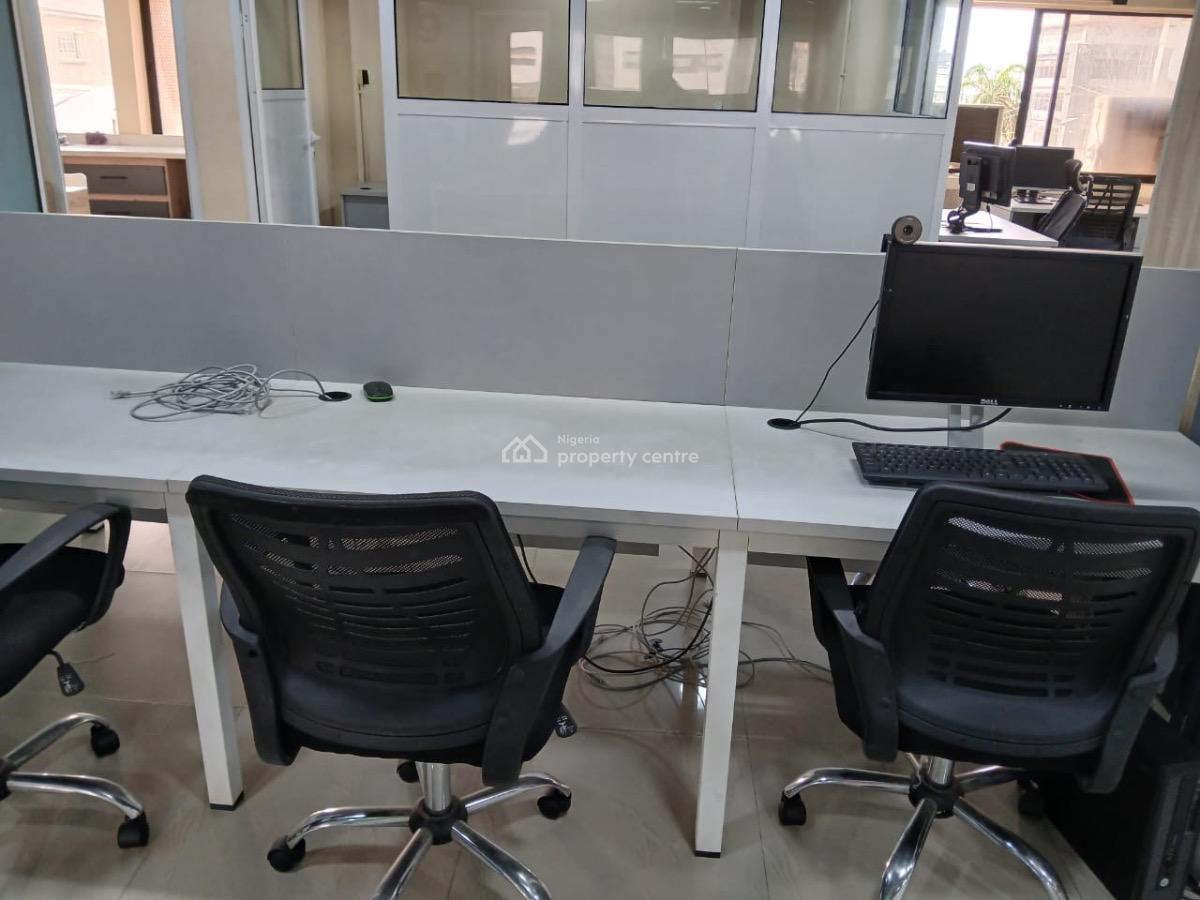 100sqm Fully Furnished and Serviced Office Space, Allen, Ikeja, Lagos, Office Space for Rent
