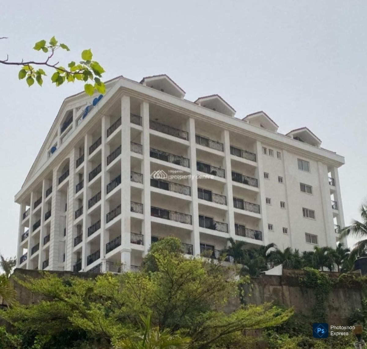 Upscale 3-bedroom Apartment with Bq & Study & Gym, Wuse 2, Abuja, Flat / Apartment for Rent