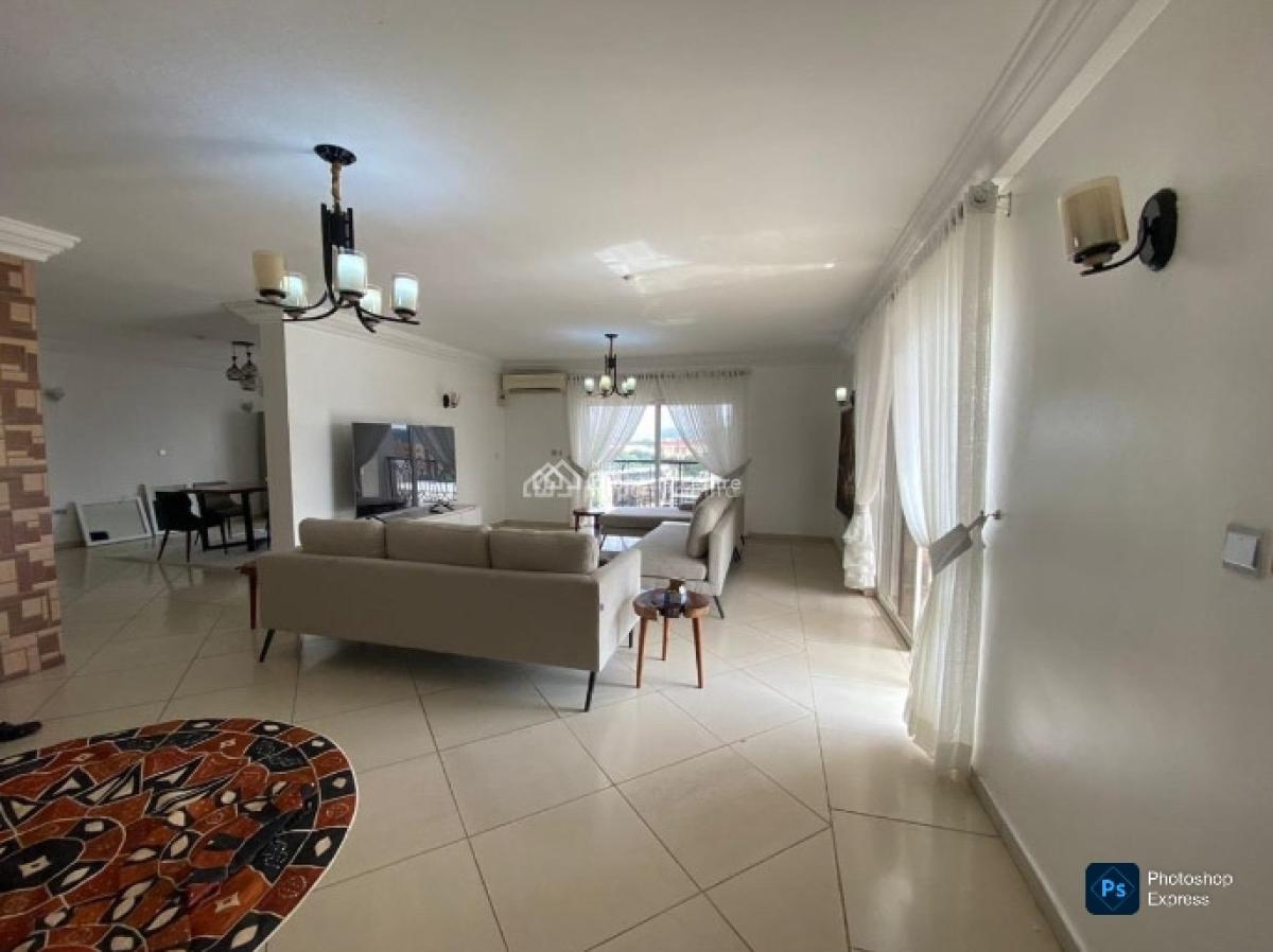 Upscale 3-bedroom Apartment with Bq & Study & Gym, Wuse 2, Abuja, Flat / Apartment for Rent