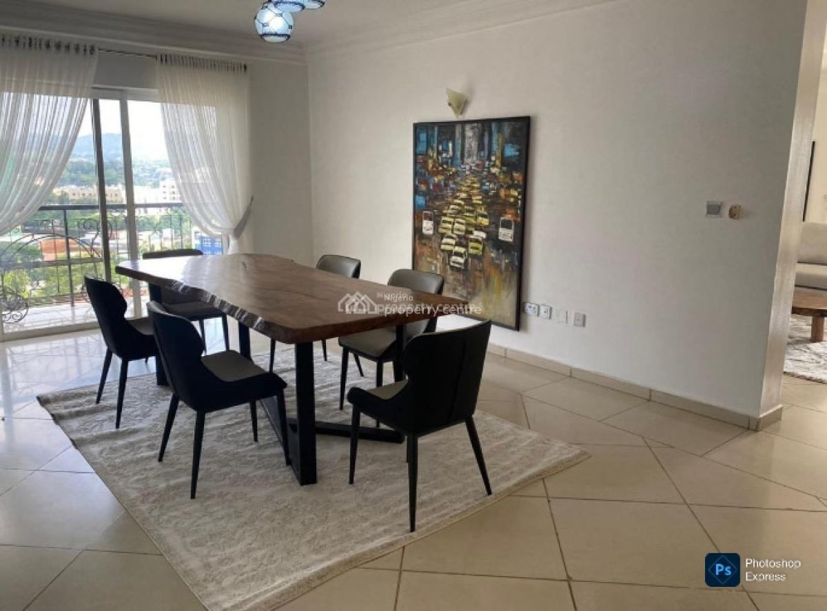 Upscale 3-bedroom Apartment with Bq & Study & Gym, Wuse 2, Abuja, Flat / Apartment for Rent