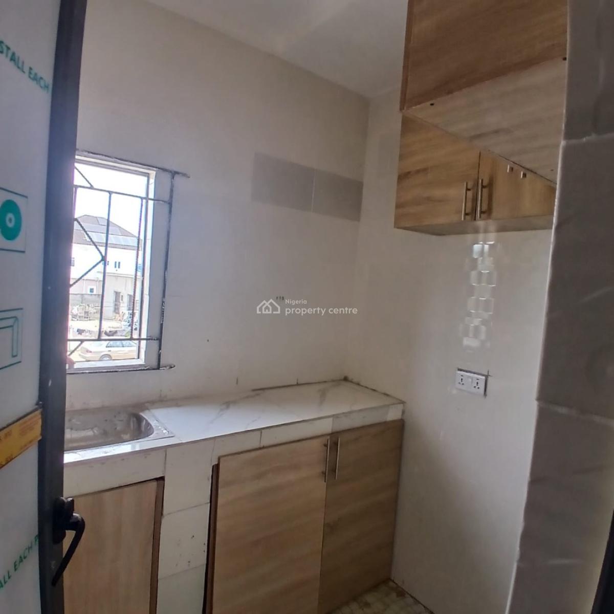 Newly Built 1 Bedroom Apartment with Fitted Kitchen Cabinets, Higher Ground Area of Ayeteju Town, Ibeju-lekki Local Government Area,, Ibeju Lekki, Lagos, Mini Flat (room and Parlour) for Rent