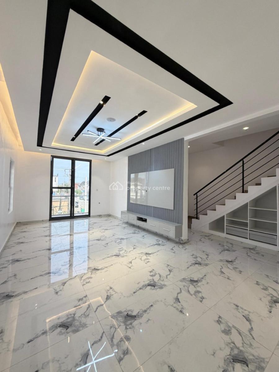 Well Luxurious 5 Bedroom Duplex with a Pool, Bq, Cinema, Chevron, Lekki, Lagos, Detached Duplex for Sale