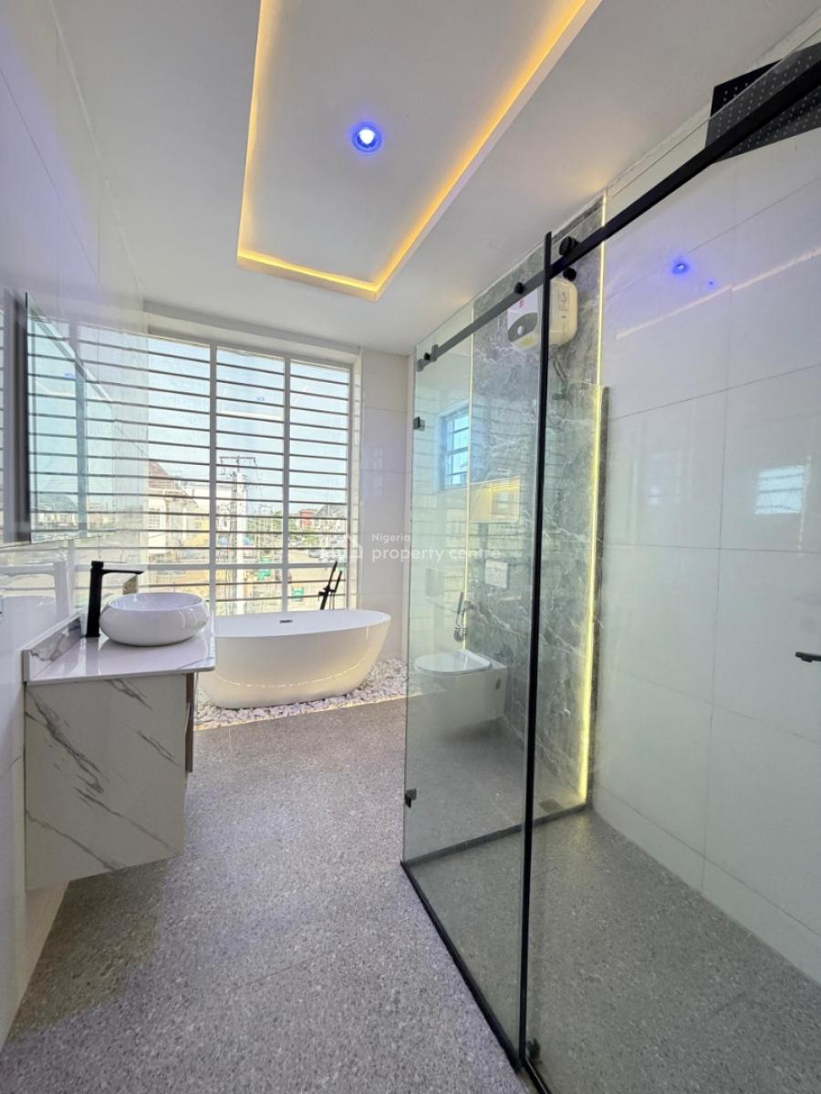 Well Luxurious 5 Bedroom Duplex with a Pool, Bq, Cinema, Chevron, Lekki, Lagos, Detached Duplex for Sale