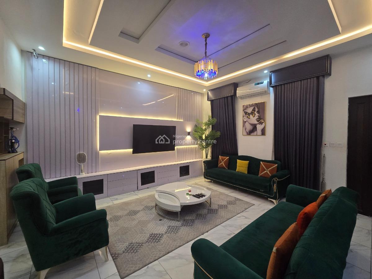 Tastefully Finished 4 Bedroom Semi-detached Duplex with Bq, Chevron Tollgate, Lekki, Lagos, Semi-detached Duplex for Rent
