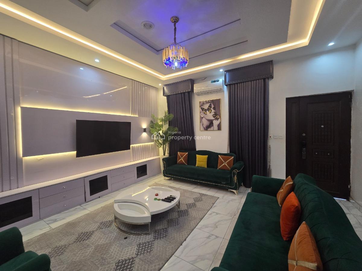 Tastefully Finished 4 Bedroom Semi-detached Duplex with Bq, Chevron Tollgate, Lekki, Lagos, Semi-detached Duplex for Rent