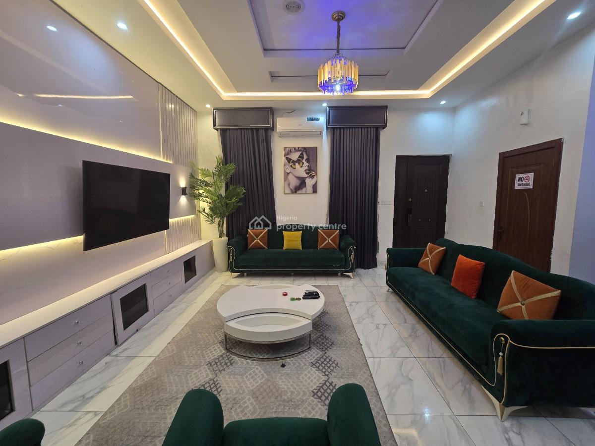 Tastefully Finished 4 Bedroom Semi-detached Duplex with Bq, Chevron Tollgate, Lekki, Lagos, Semi-detached Duplex for Rent