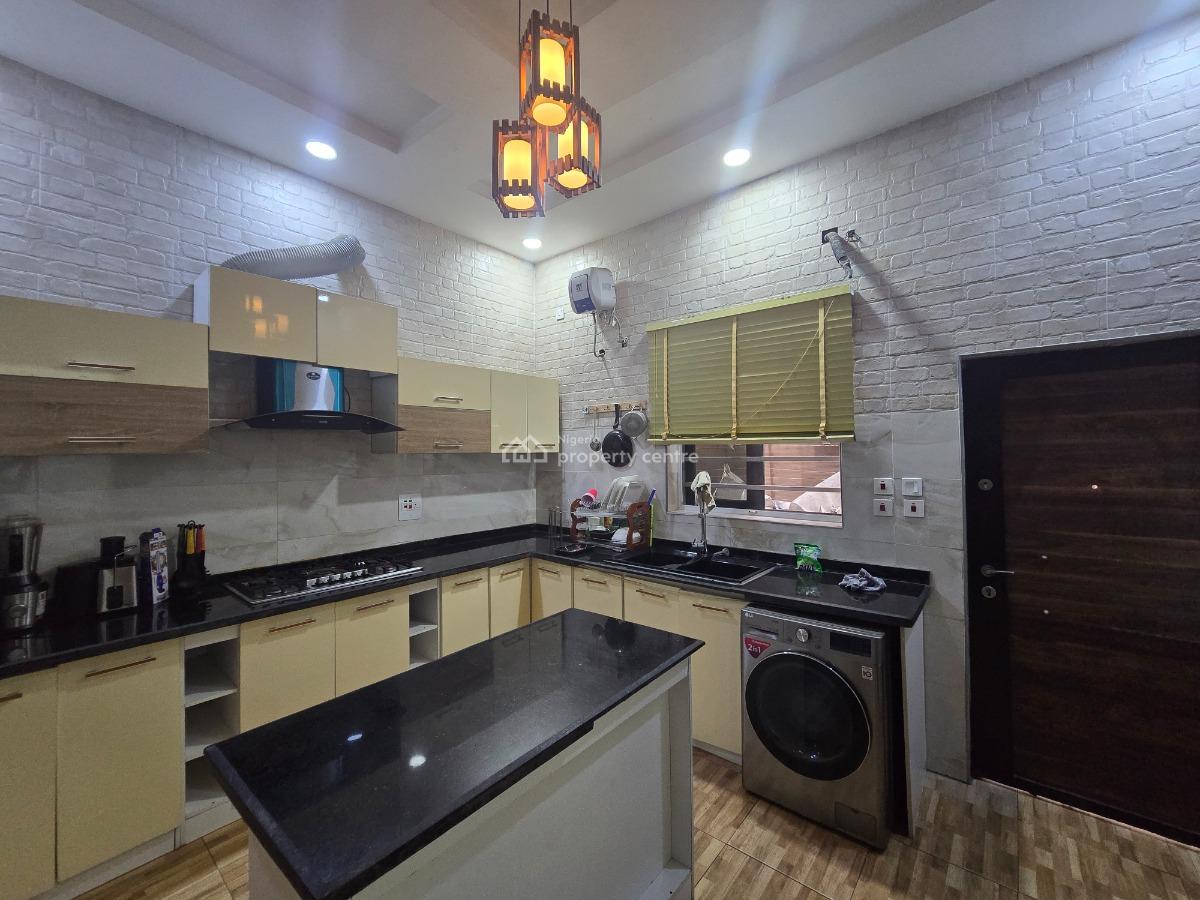 Tastefully Finished 4 Bedroom Semi-detached Duplex with Bq, Chevron Tollgate, Lekki, Lagos, Semi-detached Duplex for Rent