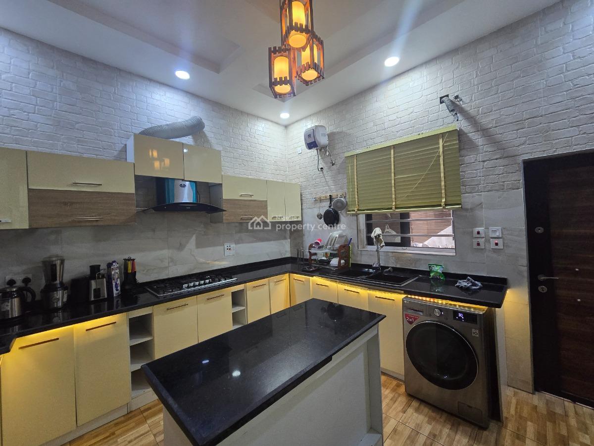 Tastefully Finished 4 Bedroom Semi-detached Duplex with Bq, Chevron Tollgate, Lekki, Lagos, Semi-detached Duplex for Rent