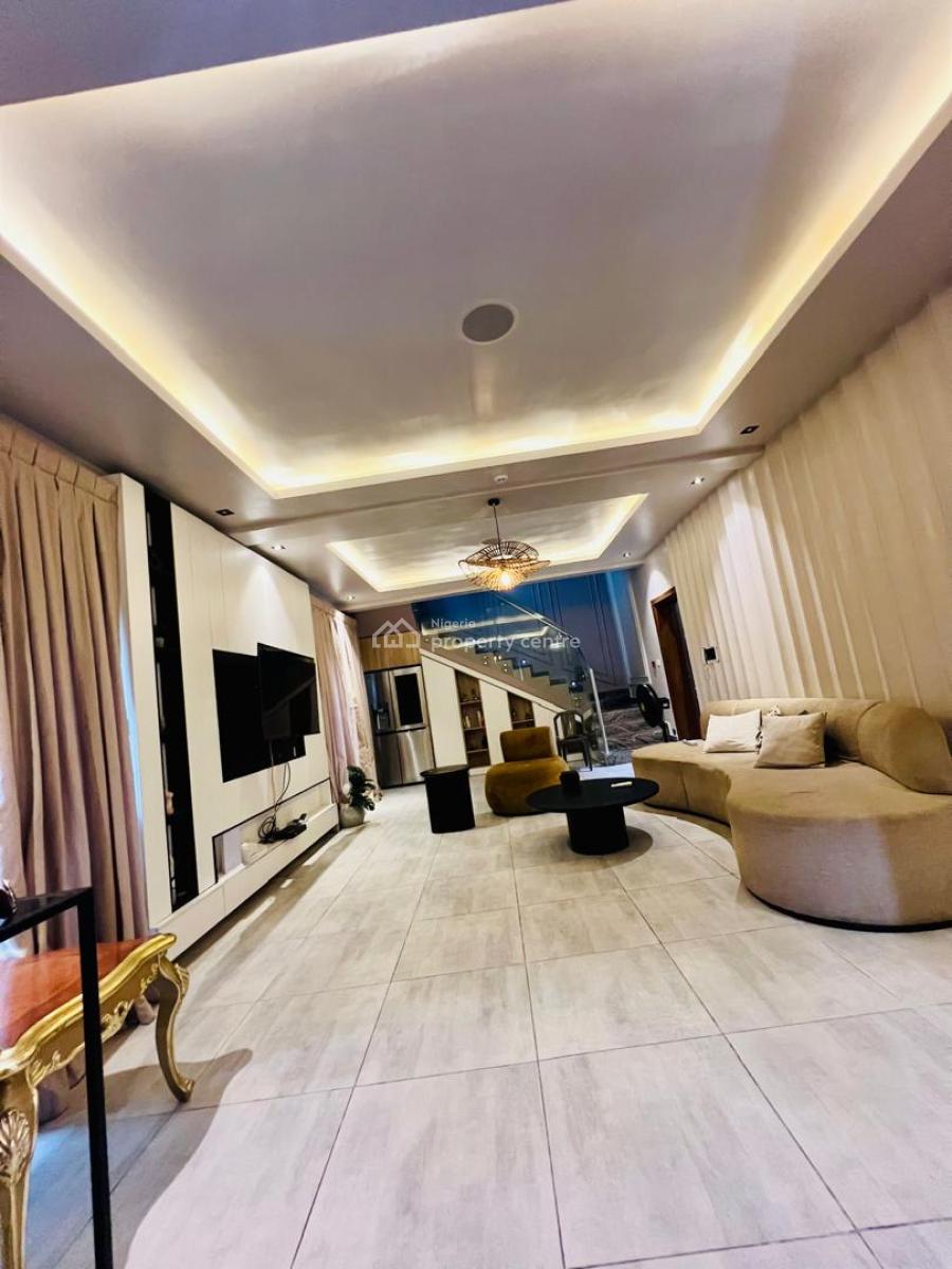 Spacious 5 Bedroom Fully Detached Duplex on 3 Floor with 2 F. Lounge, Off Admiralty,, Lekki Phase 1, Lekki, Lagos, Detached Duplex for Rent