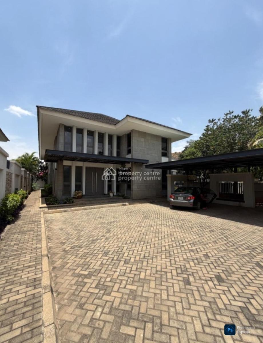 5-bedroom Mansion with Gym, Pool & Smart Systems, Main Abuja, Maitama District, Abuja, Detached Duplex for Rent