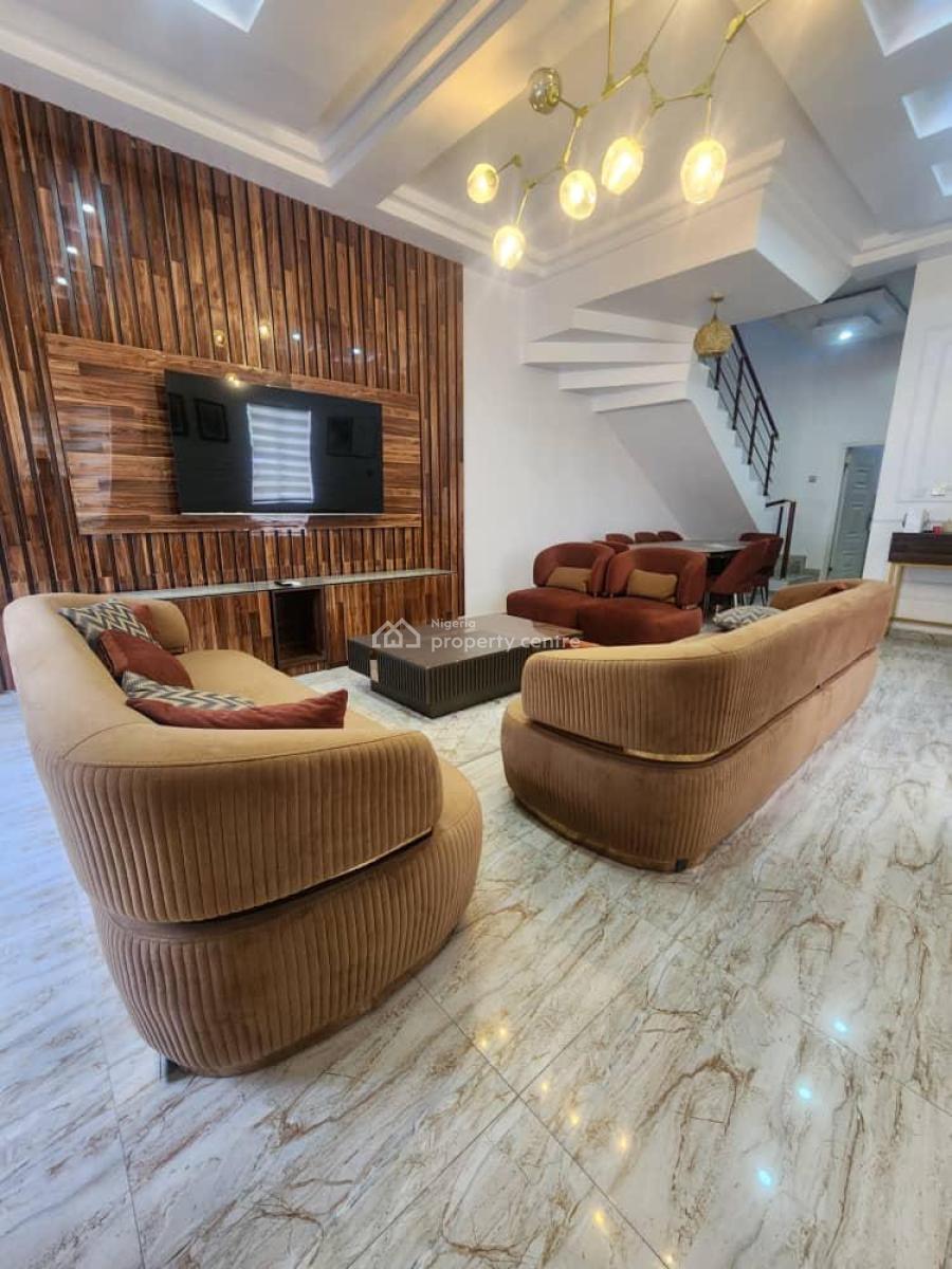 a Self Serviced 4 Bedroom Duplex, Osapa London ,lekki, Lekki, Lagos, Detached Duplex for Rent