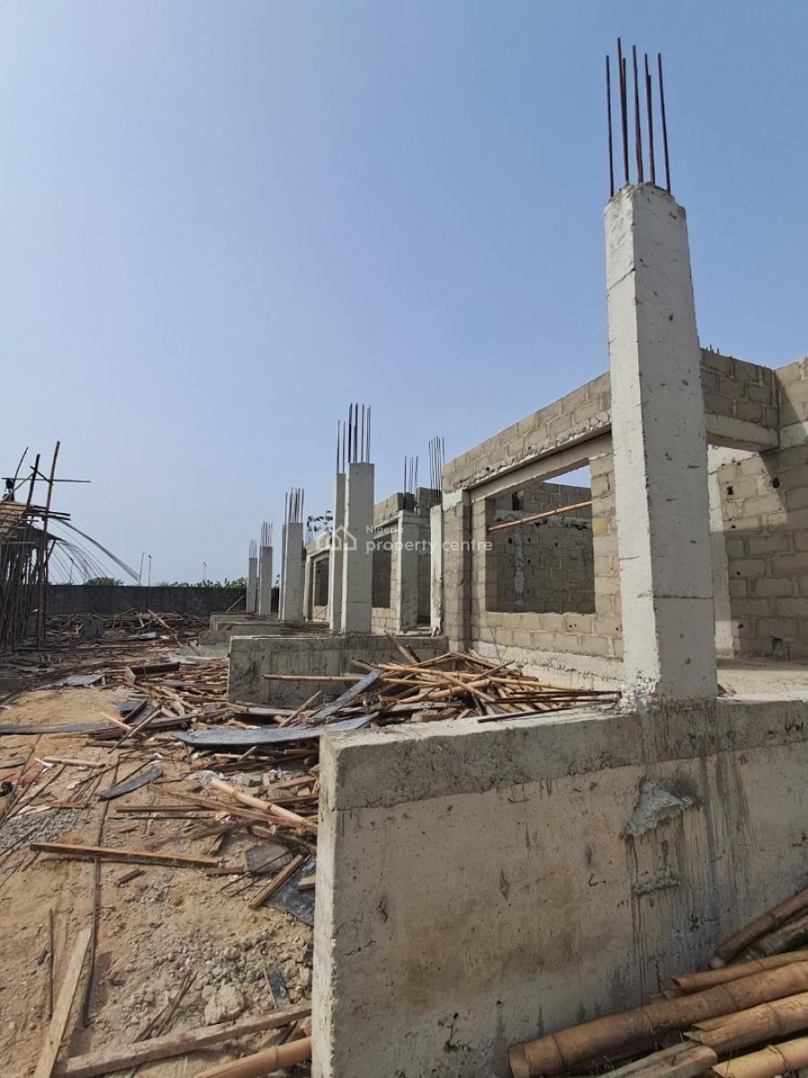 Stunning 3 Bedroom Terraced Duplex with Bq,  with Solar Power & Gym, Lekki, Lagos, Terraced Duplex for Sale