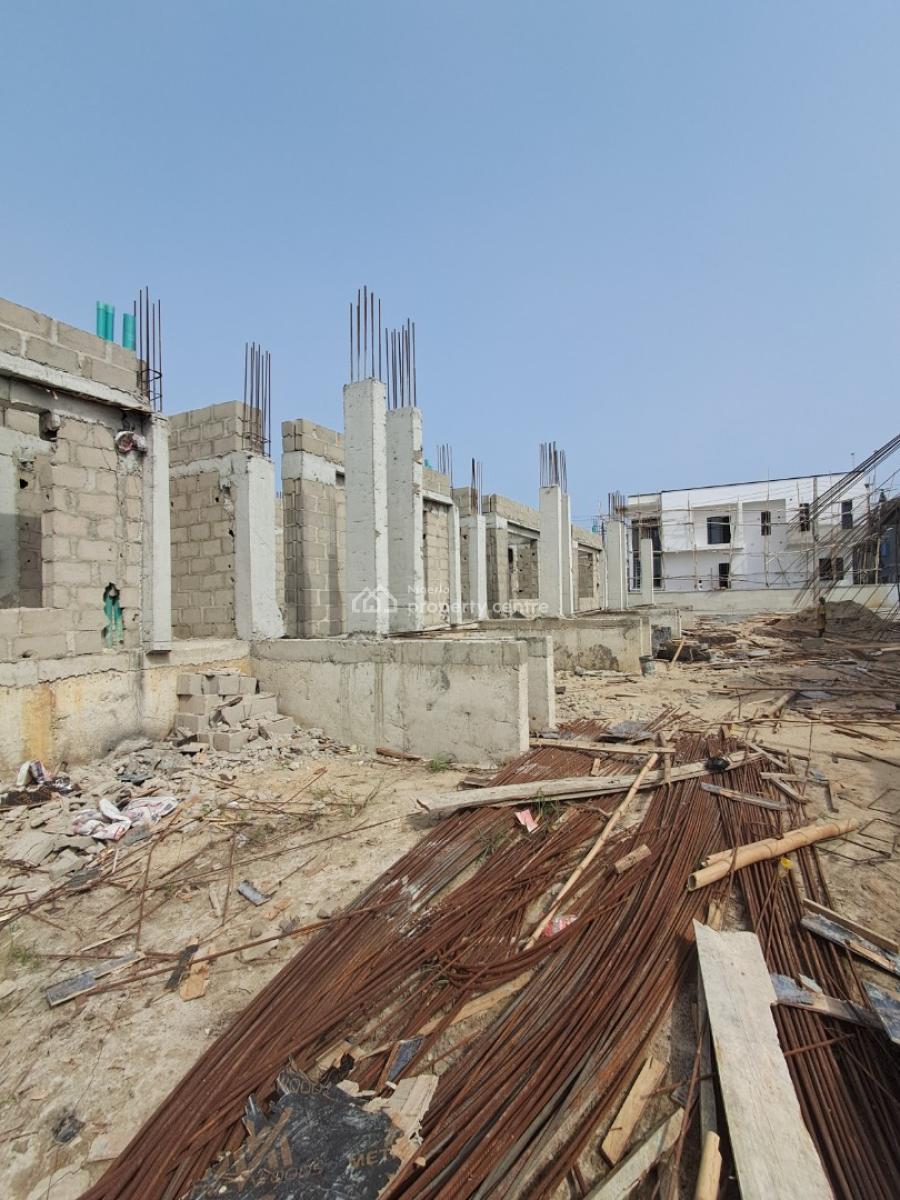 Stunning 3 Bedroom Terraced Duplex with Bq,  with Solar Power & Gym, Lekki, Lagos, Terraced Duplex for Sale