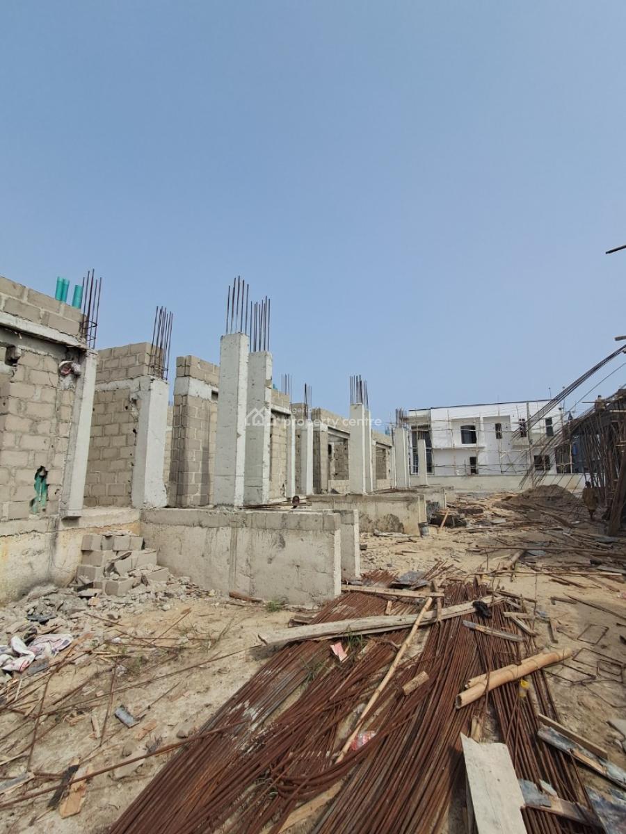 Stunning 3 Bedroom Terraced Duplex with Bq,  with Solar Power & Gym, Lekki, Lagos, Terraced Duplex for Sale