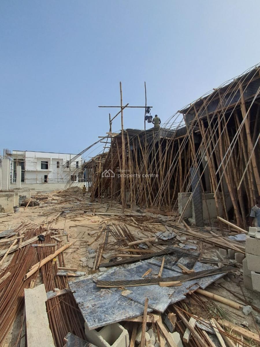 Stunning 3 Bedroom Terraced Duplex with Bq,  with Solar Power & Gym, Lekki, Lagos, Terraced Duplex for Sale