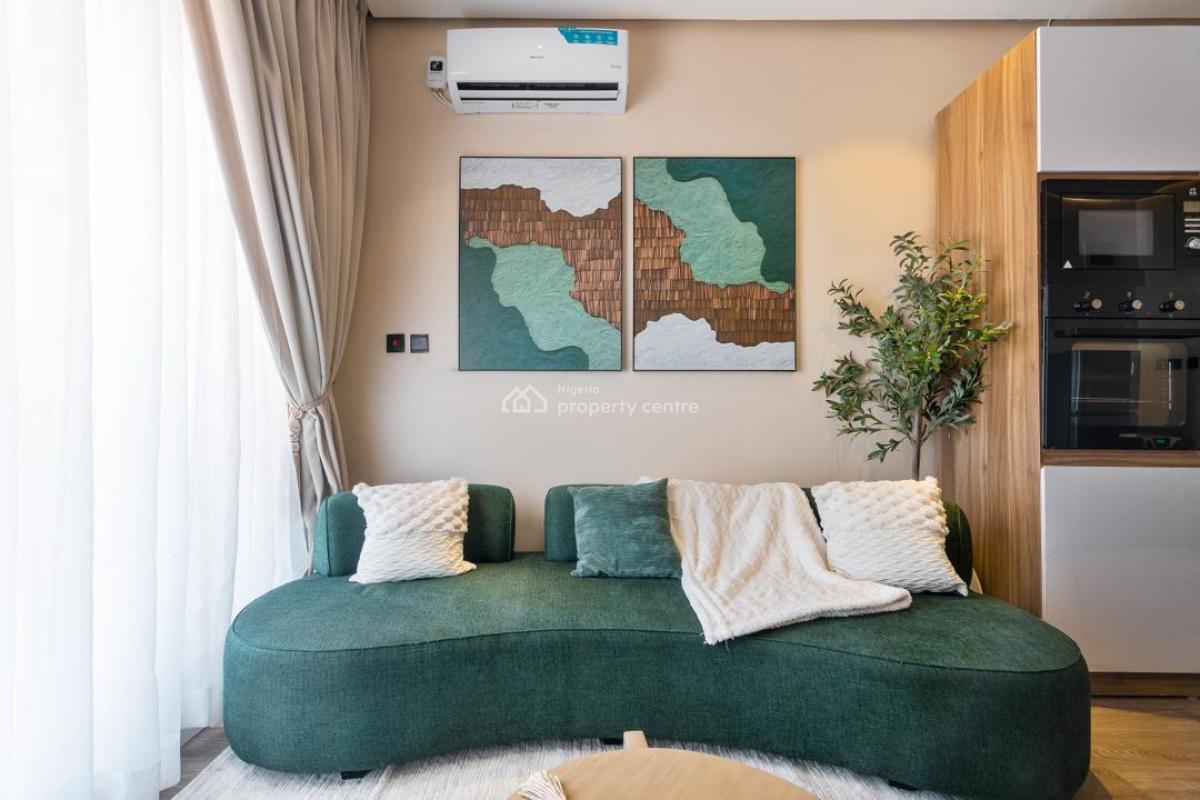 Cinematic 1 Bedroom Apartment with Pool, Gym, & Parking Space, Ikate, Lekki, Lagos, Flat / Apartment Short Let