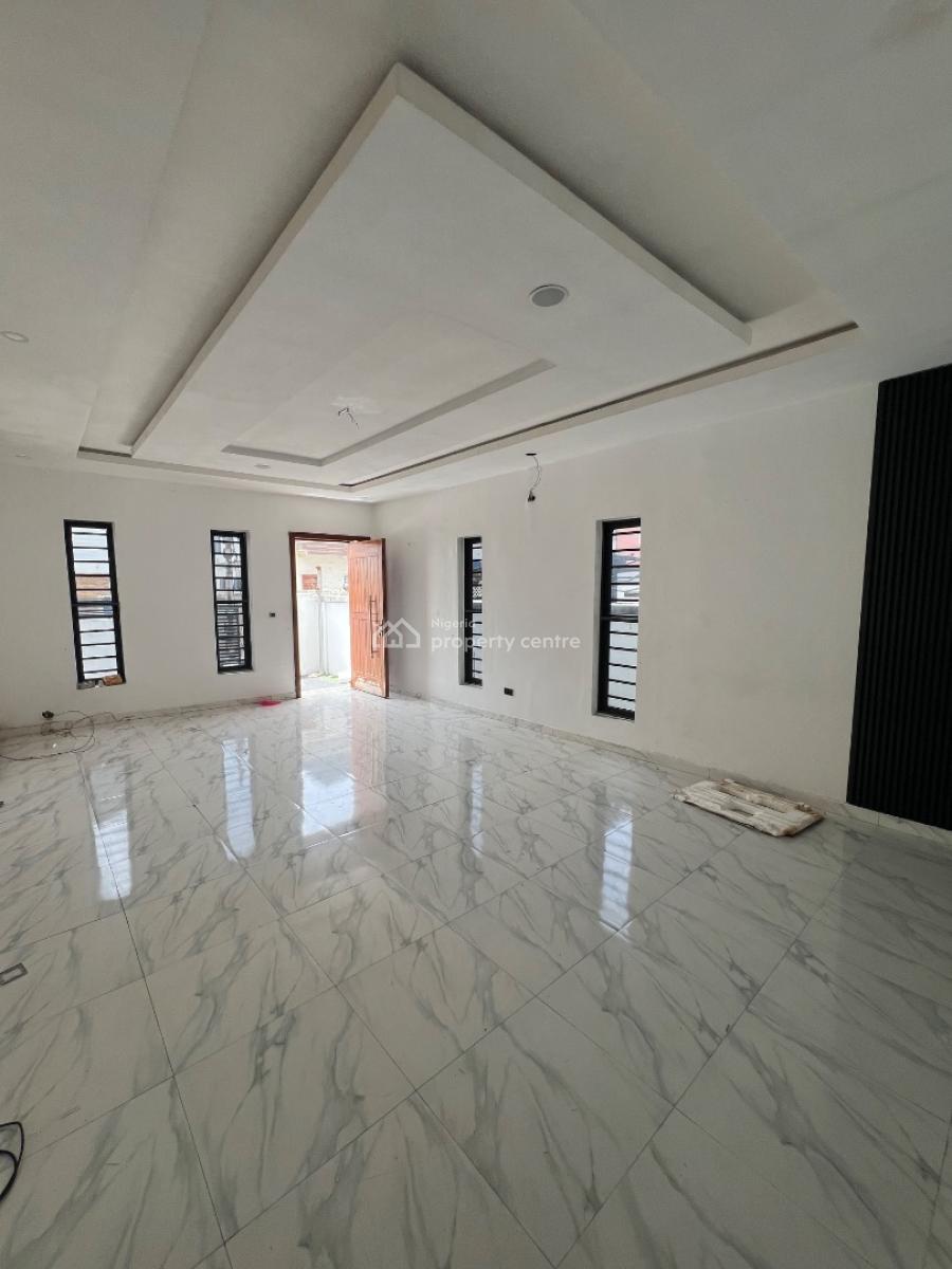 4 Bedroom Semi Detached Duplex with a Bq., Chevron, Lekki, Lagos, Semi-detached Duplex for Rent