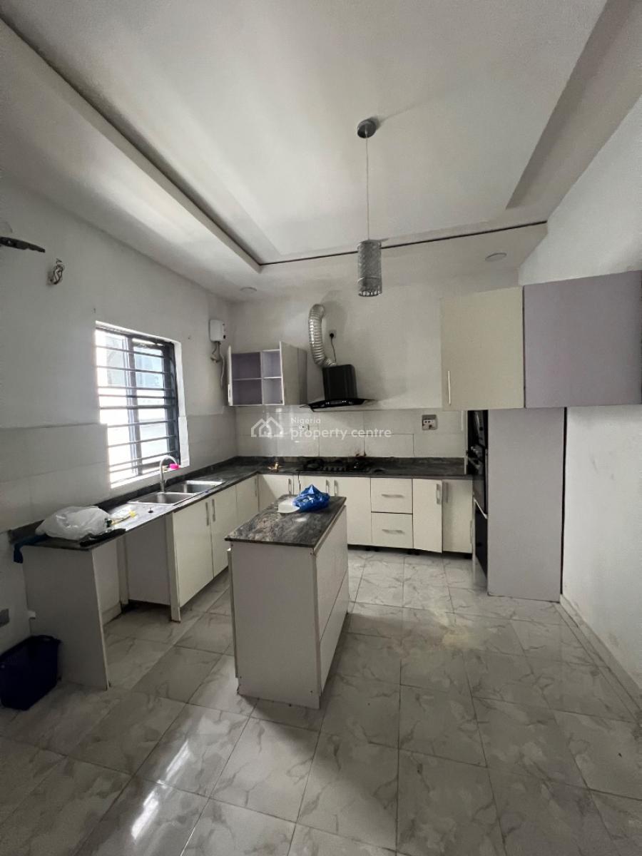 4 Bedroom Semi Detached Duplex with a Bq., Chevron, Lekki, Lagos, Semi-detached Duplex for Rent