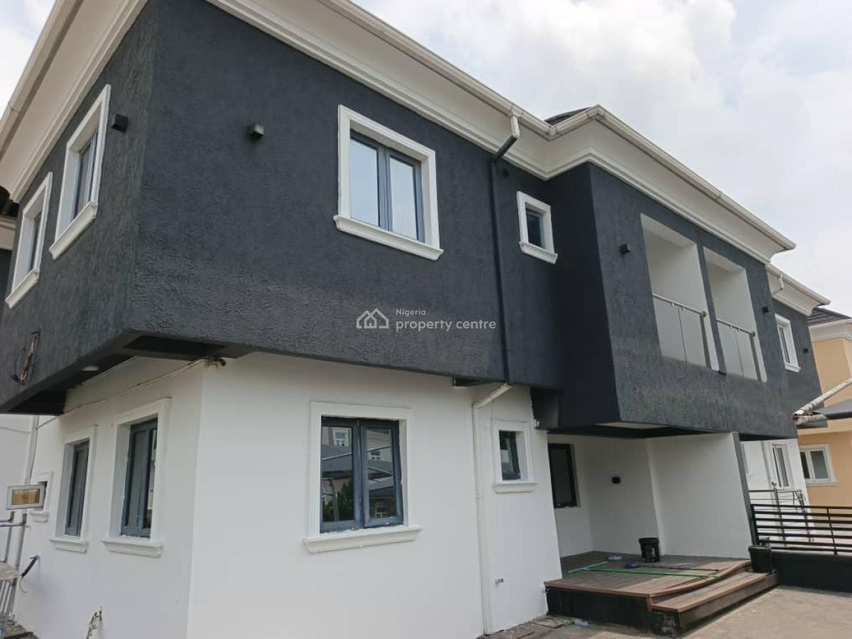 5 and 4 Bed Duplexes in a Private Estate, Victory Park Estate, Osapa, Lekki, Lagos, Semi-detached Duplex for Sale