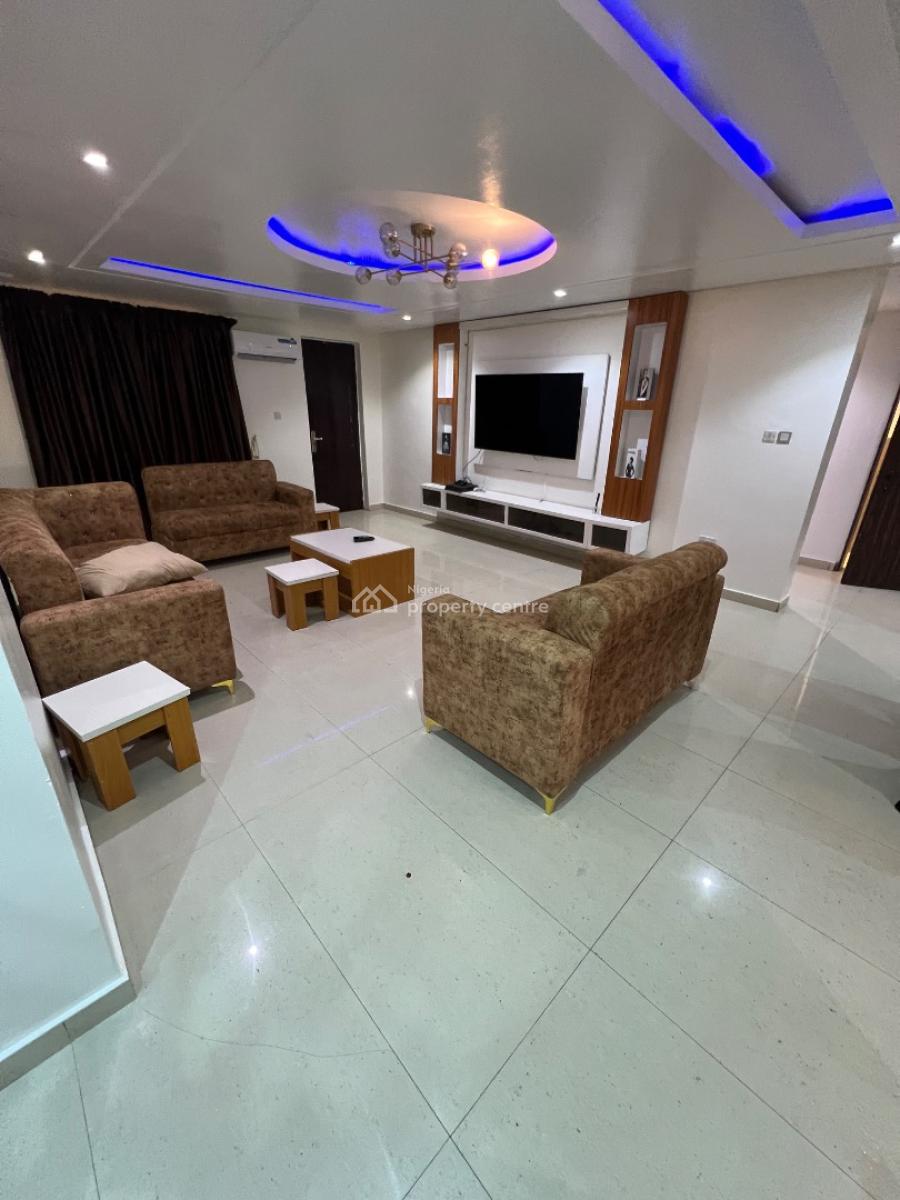 Furnished 3-bedroom Flat with Bq in Beautiful, High-brow Area, Lekki Phase 1, Lekki, Lagos, Flat / Apartment for Rent