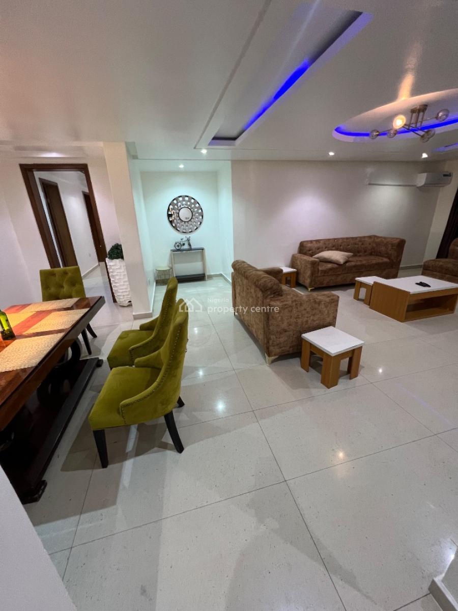 Furnished 3-bedroom Flat with Bq in Beautiful, High-brow Area, Lekki Phase 1, Lekki, Lagos, Flat / Apartment for Rent